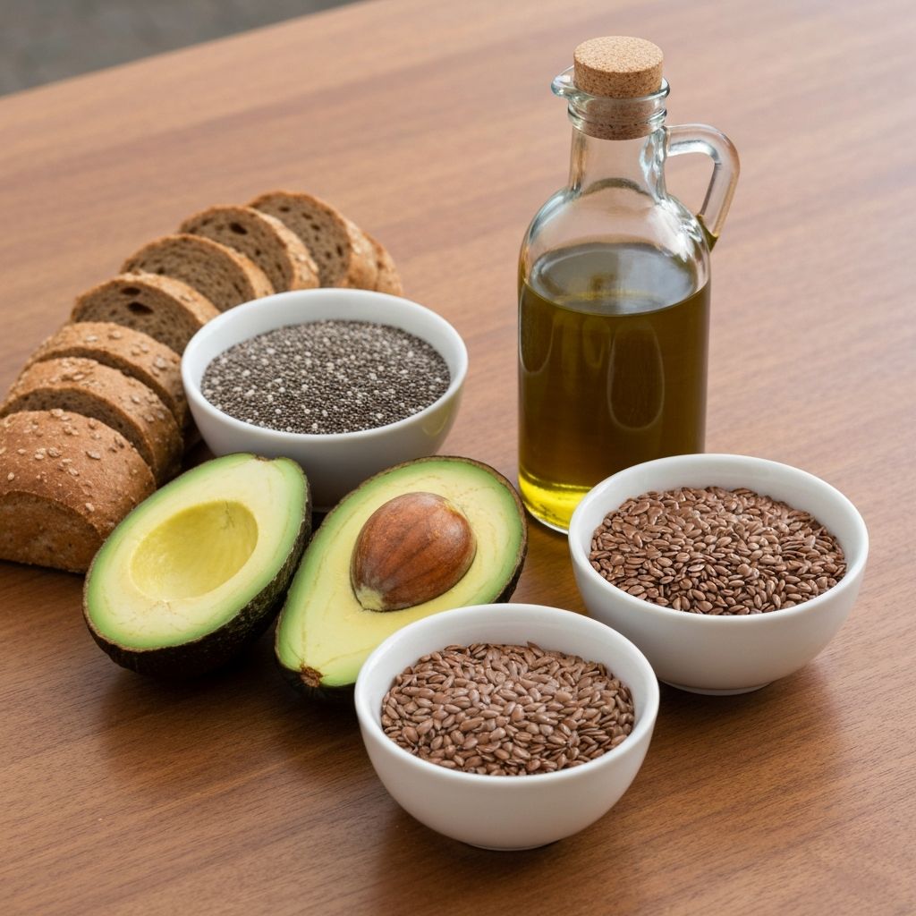 Źródła błonnika i zdrowych tłuszczów